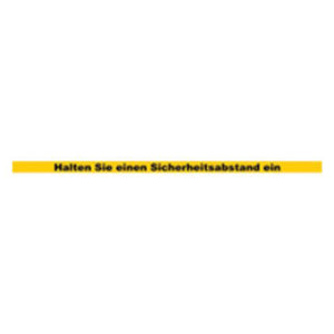 Sicherheitsabstand Kleber Gelb (5 Stk.) - Huber AG Exhibition Management Messebau Online Shop