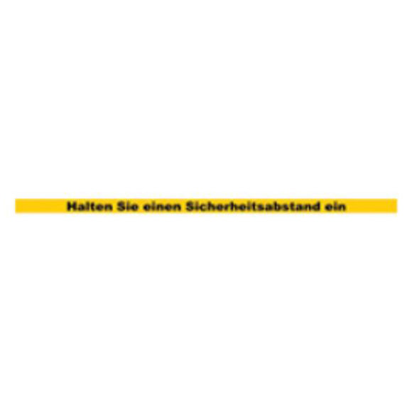 Sicherheitsabstand Kleber Gelb (5 Stk.) - Huber AG Exhibition Management Messebau Online Shop